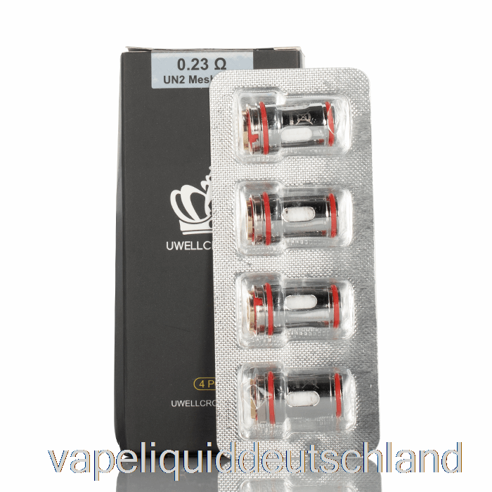 Uwell Crown 5 Ersatzspulen 0,23 Ohm Un2 Single Mesh Spulen Vape Liquid